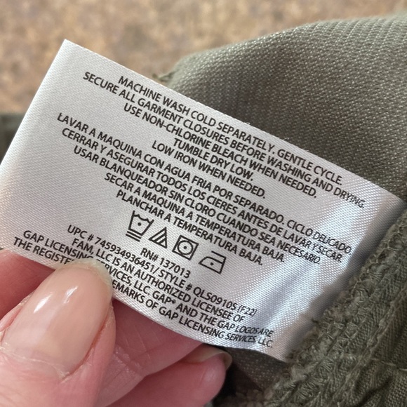 NWT Gap Olive Green Corduroy Shorts 6 - Picture 13 of 14